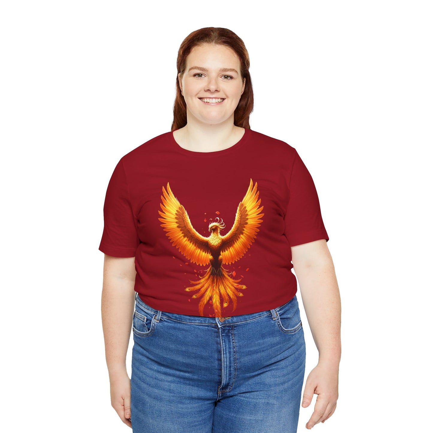 Phoenix Rising Shirt • Fiery Phoenix Graphic Tee • Rebirth Transformation Myth Shirt • Firebird Art Tee • Unisex Gift Tee XS‑5XL