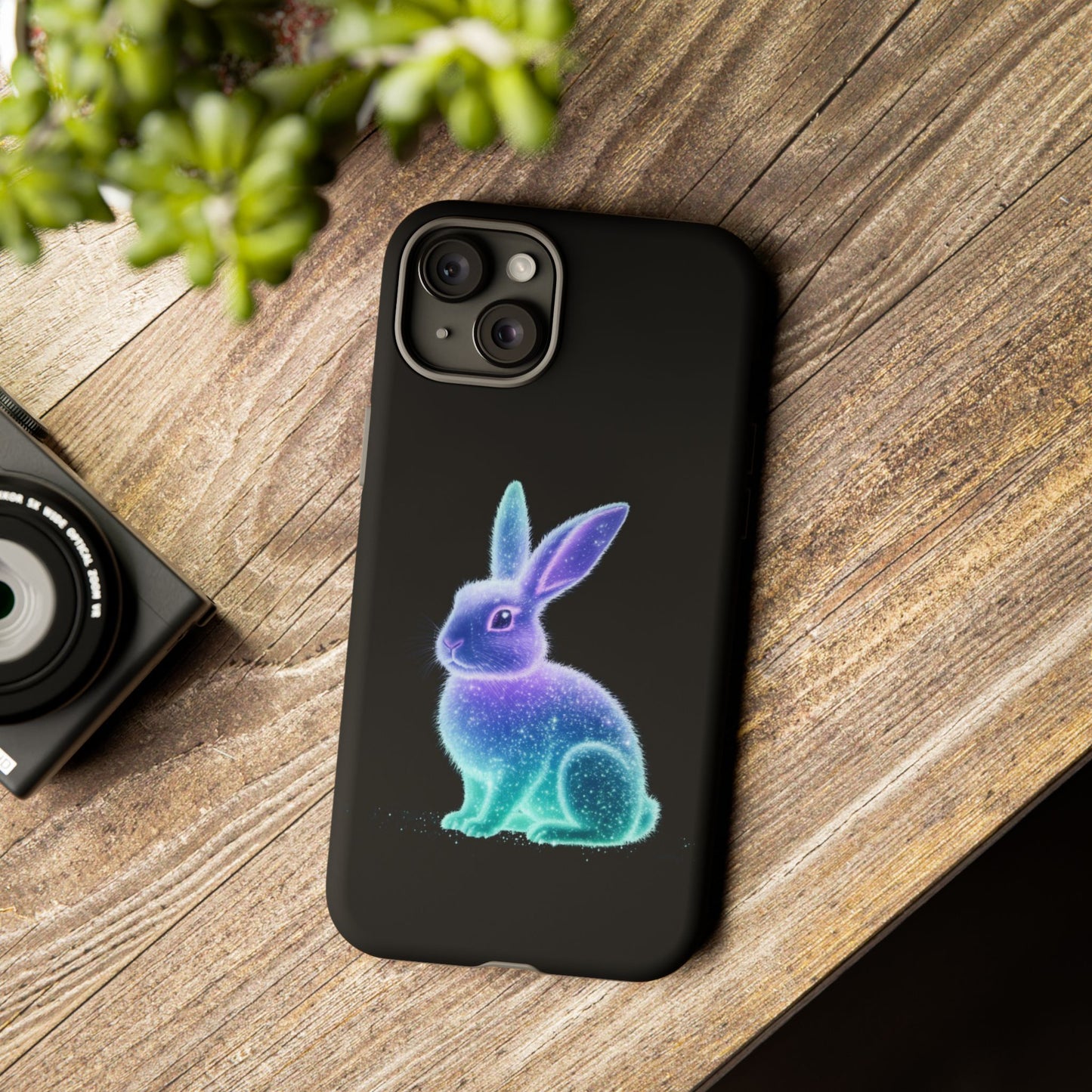 iPhone Case - Bioluminescent Easter Bunny Design