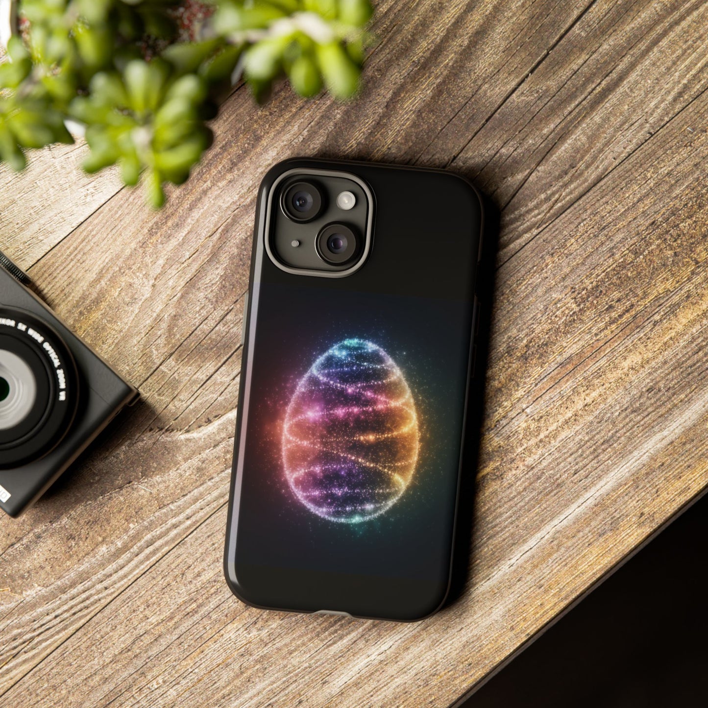 iPhone Case Bioluminescent Easter Egg Design Easter Phone Case Easter iPhone Case