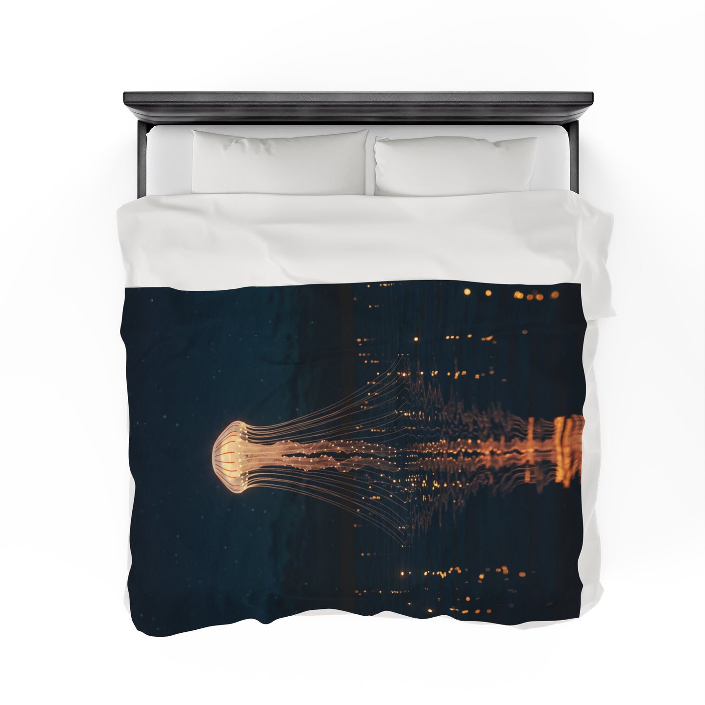 Plush Blanket - Jellyfish Lake Design