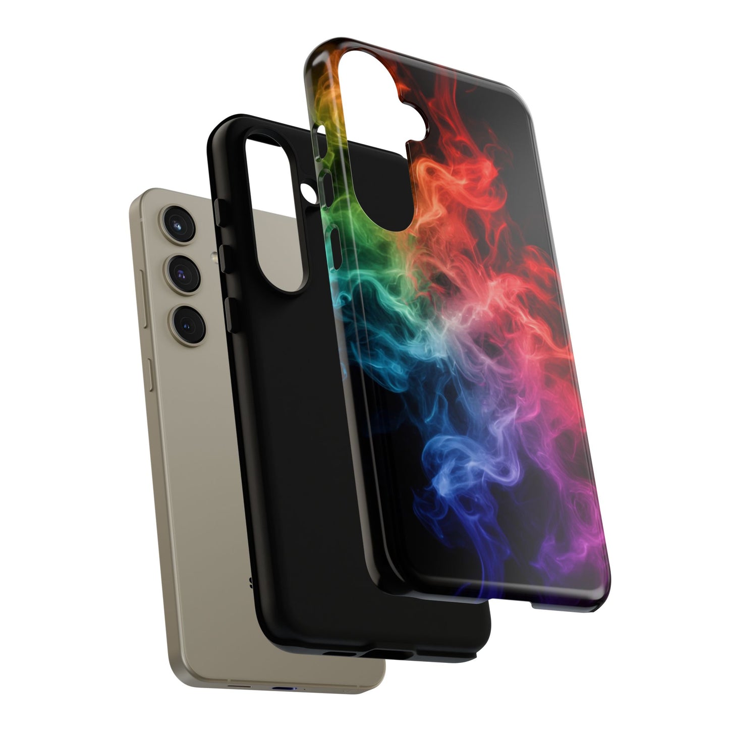 Samsung Galaxy Tough Case with Colorful Smoke Design