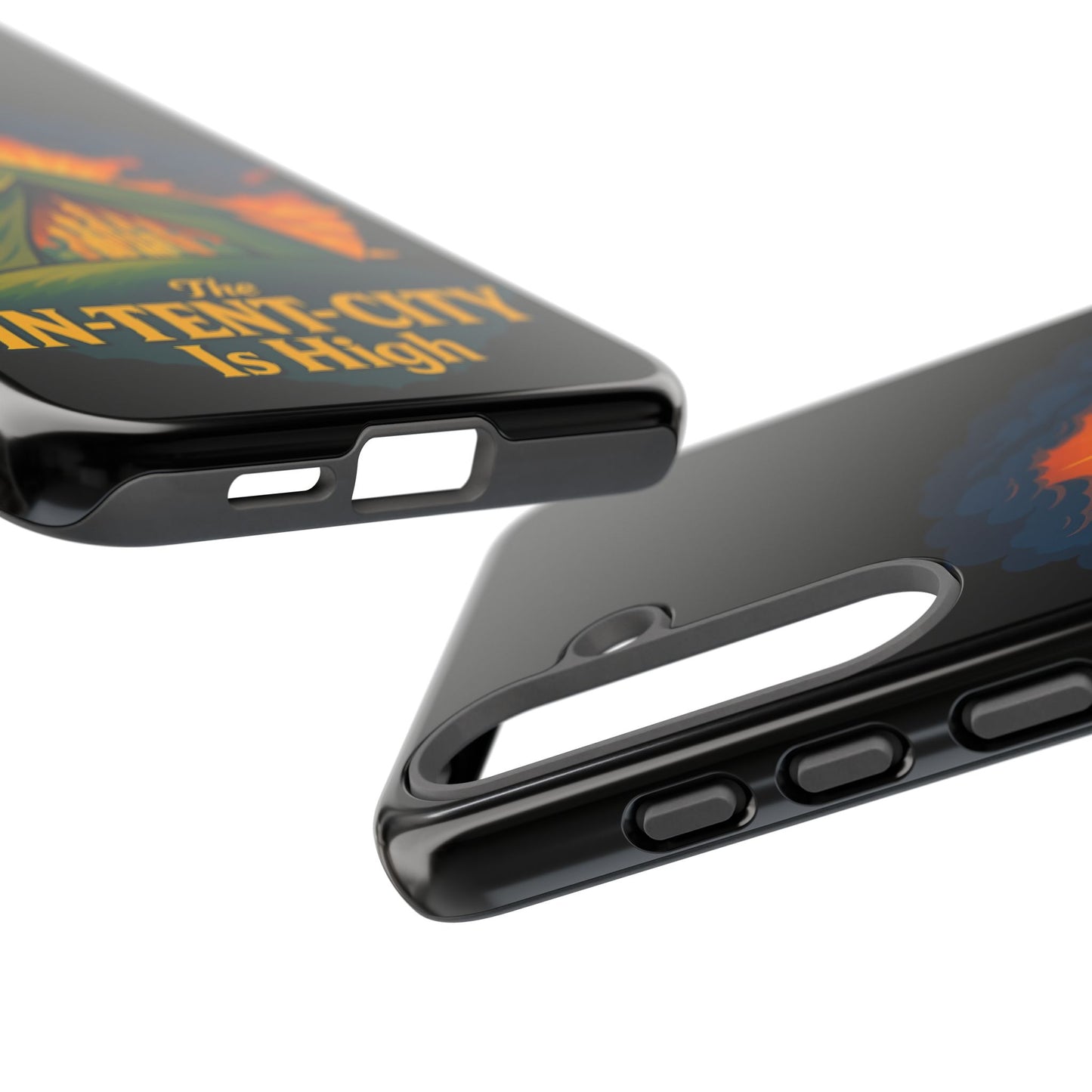 Samsung Phone Case - The In-Tent-City Is High Intense Phone Case Funny Intensity Case