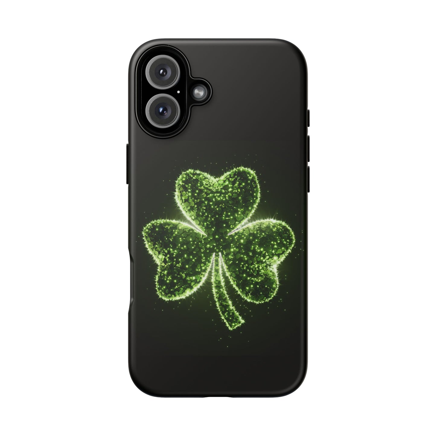 iPhone Tough Case - Shiny Shamrock Design