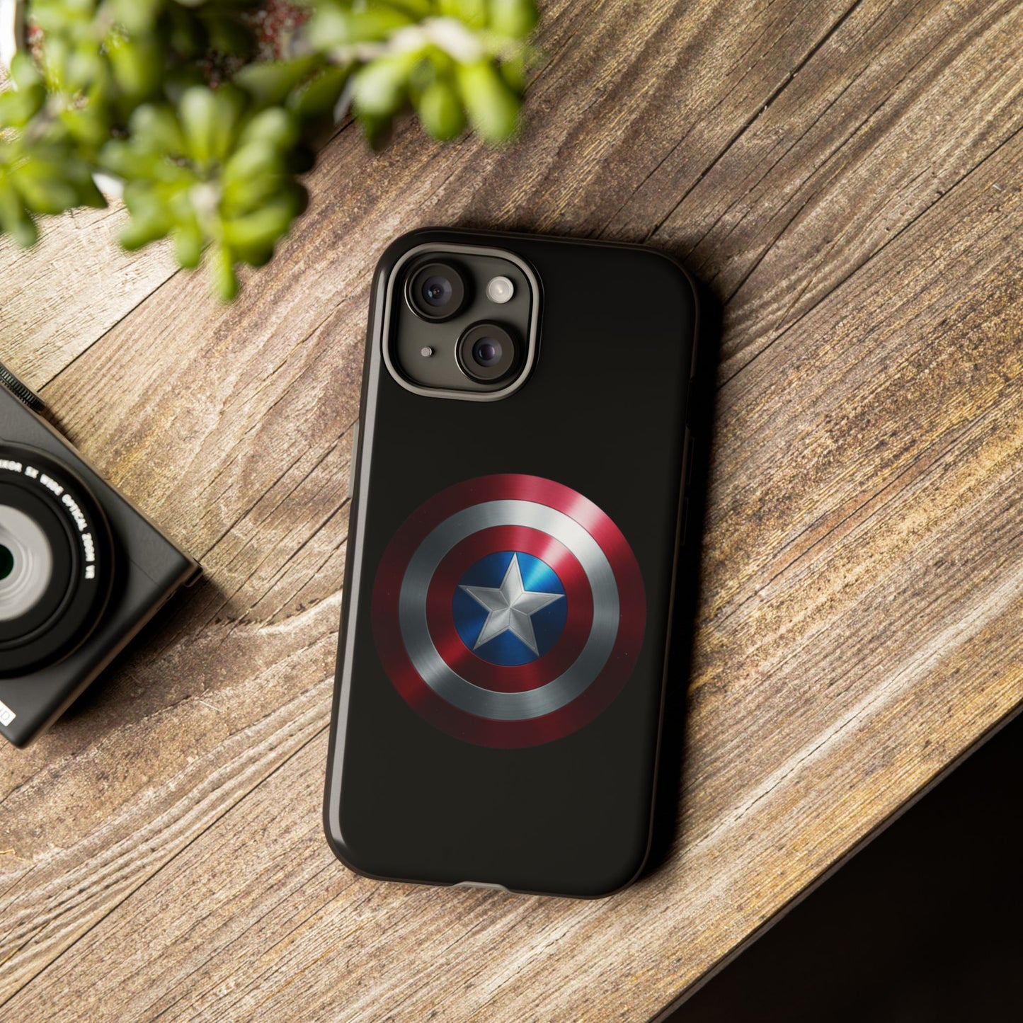 iPhone Case - Captain America Shield Design