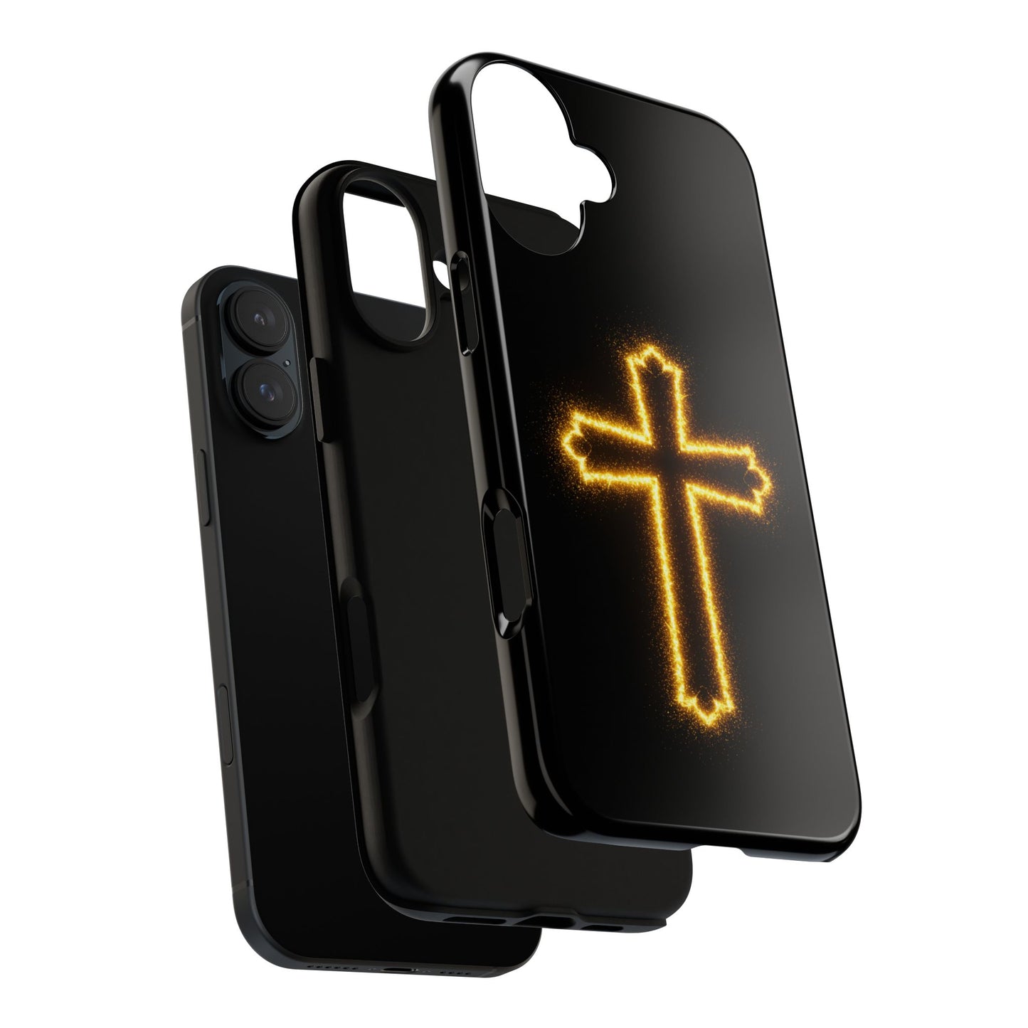 Glowing Cross Phone Case - Faith-Inspired Tough Cases