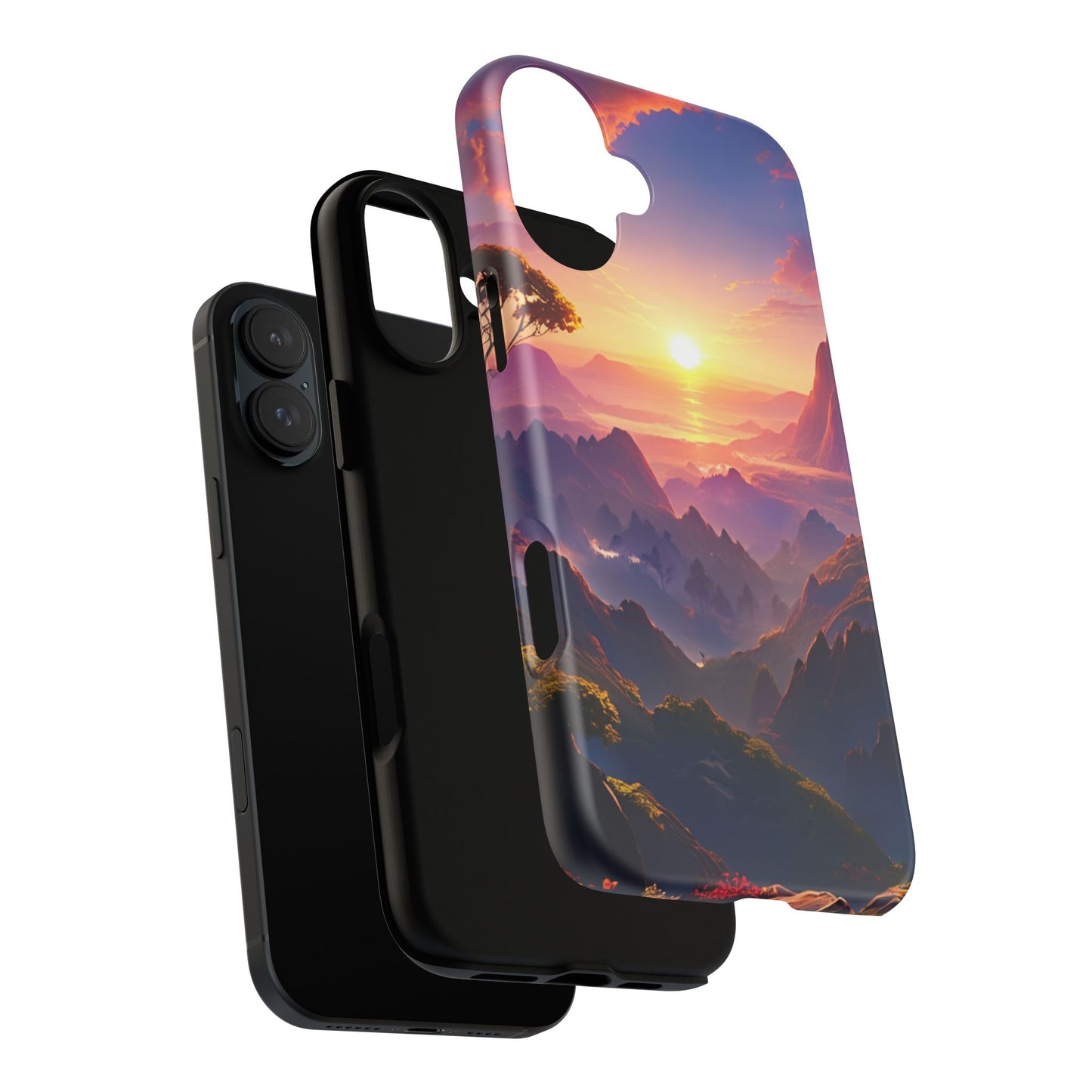 iPhone Tough Case - Artistic Sunset Landscape