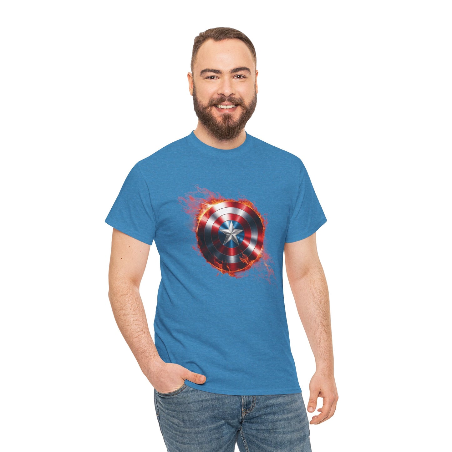 Captain America Flame Tee