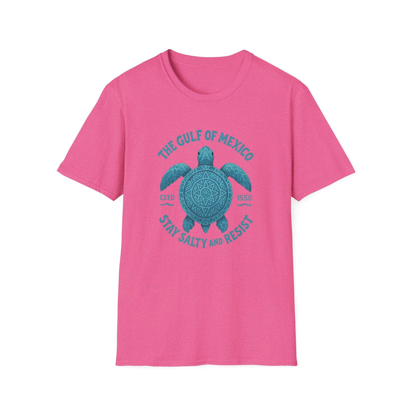 Gulf of Mexico Watercolor Sea Turtle T-Shirt - Ocean Wildlife Tee - Nature Lover Gift - Summer Beach Top - Coastal Art Graphic Tee