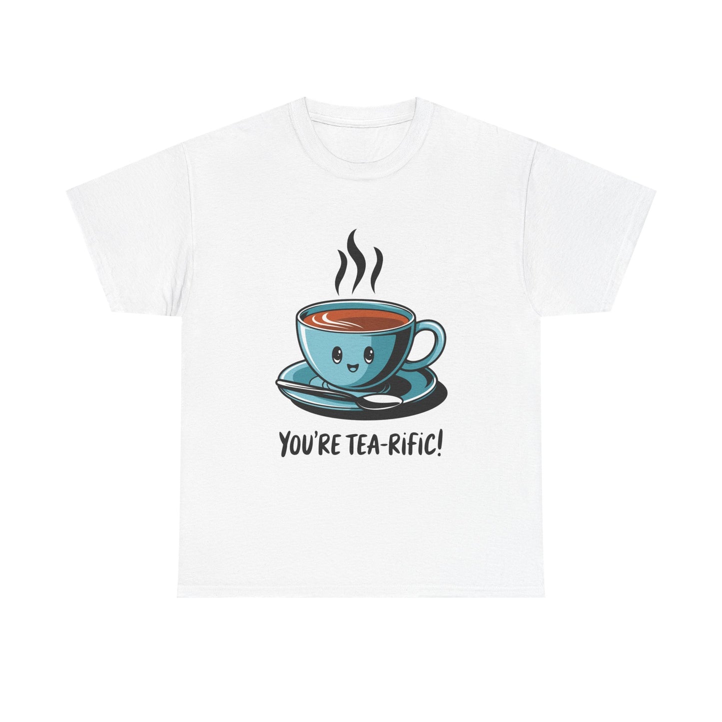 You’re Tea-Rific! Cute Tea Pun T-Shirt for Tea Lovers - Funny Gift, Kawaii Cup Graphic Tee - Unisex Soft Cotton Shirt