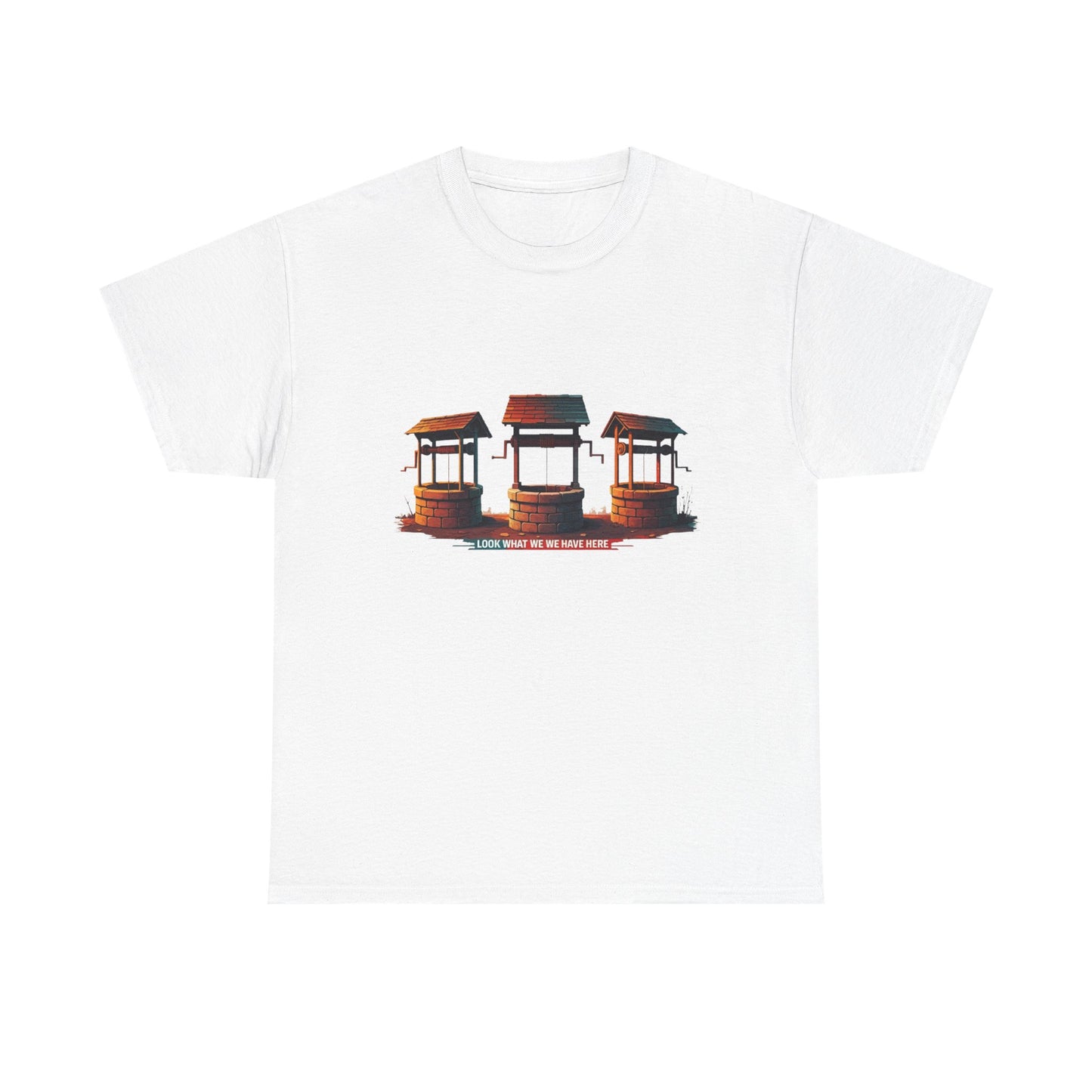 Funny “Well Well Well” T-Shirt • Pun Graphic Tee with Wishing Wells • Retro Vintage Humor Shirt • Gift for Pun Lovers & Joke Fans