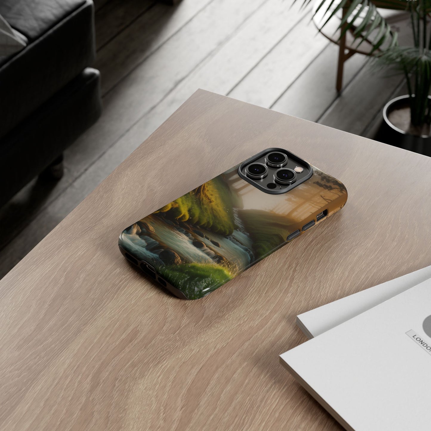 Nature Stream iPhone Case Forest Phone Case Stream iPhone Case Nature Phone Case
