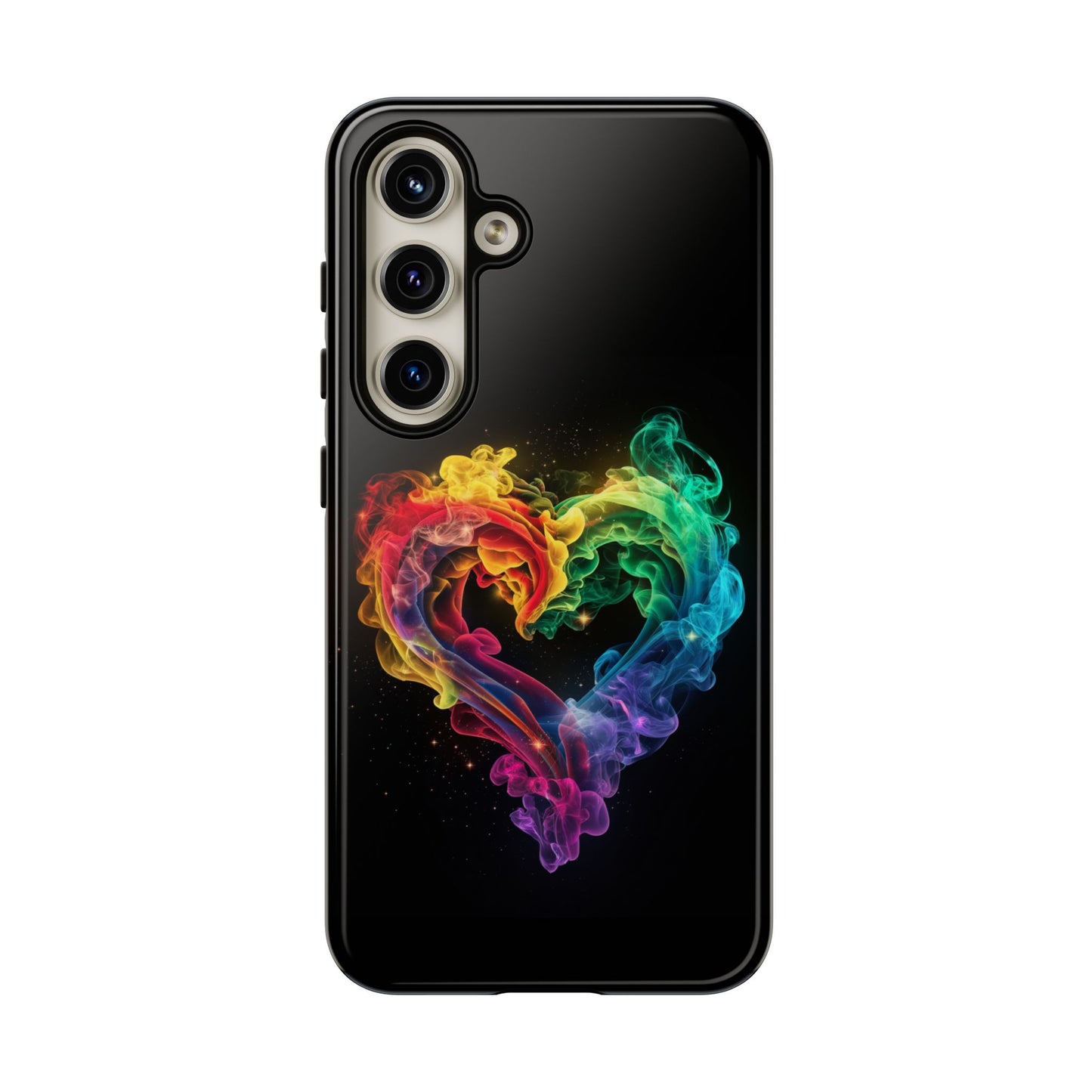 Samsung Galaxy Case - Colorful Heart Design