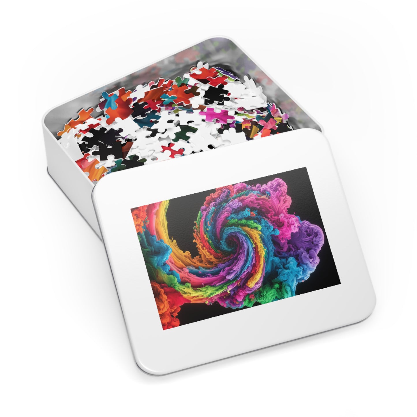 Jigsaw Puzzle - Colorful Swirl Design