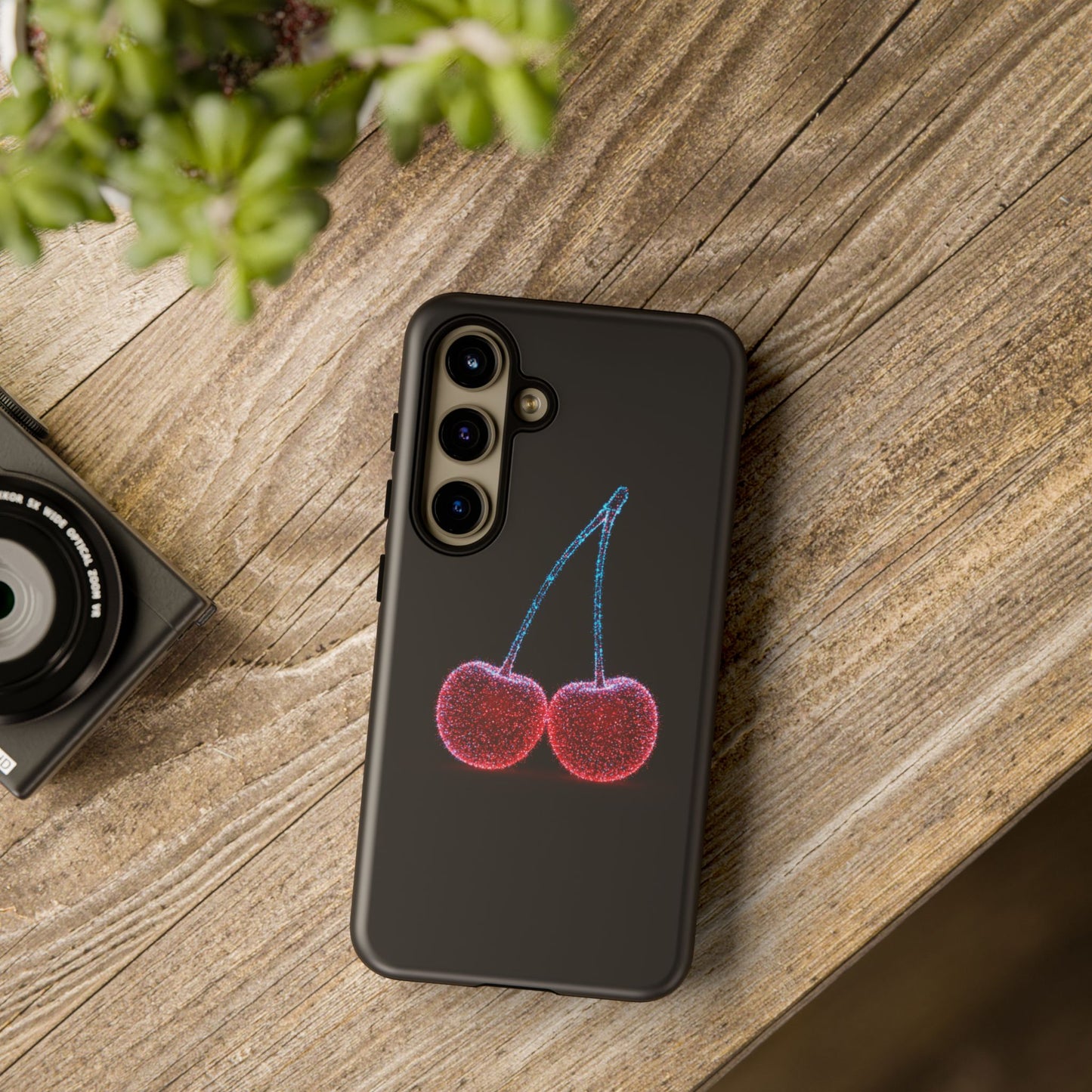 Samsung Phone Case Sparkling Cherries Phone Case Cherry Samsung Case Cherry Phone Case