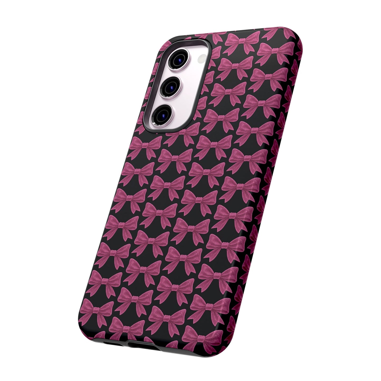 Pink Bow Samsung Case Coquette Aesthetic Phone Cover Cute Girly Phone Case Glossy Y2K Accessory Kawaii Samsung Case Gift