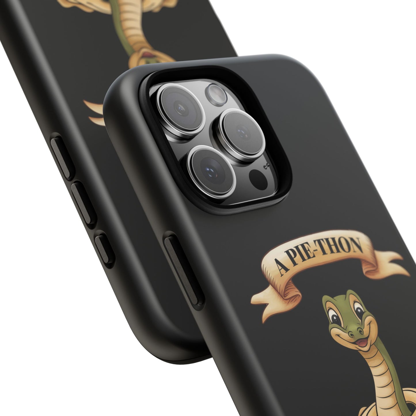 iPhone Case - 'Pie-Thon' Snake Pie Funny Tough Case