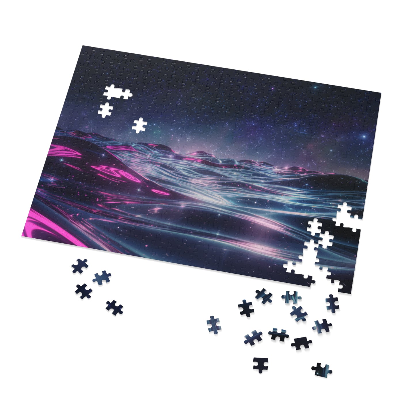 Jigsaw Puzzle: Galactic Ocean Night Sky