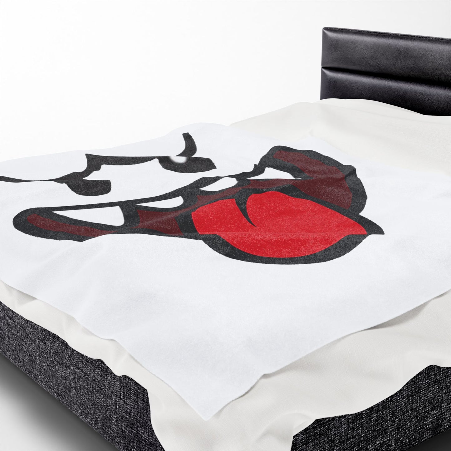 Funny Ghost Face Blanket, Spooky Halloween Throw, Creepy Gamer Room Bedding, Novelty Tongue Out Ghost Bedspread, Cool Cozy Horror Decor