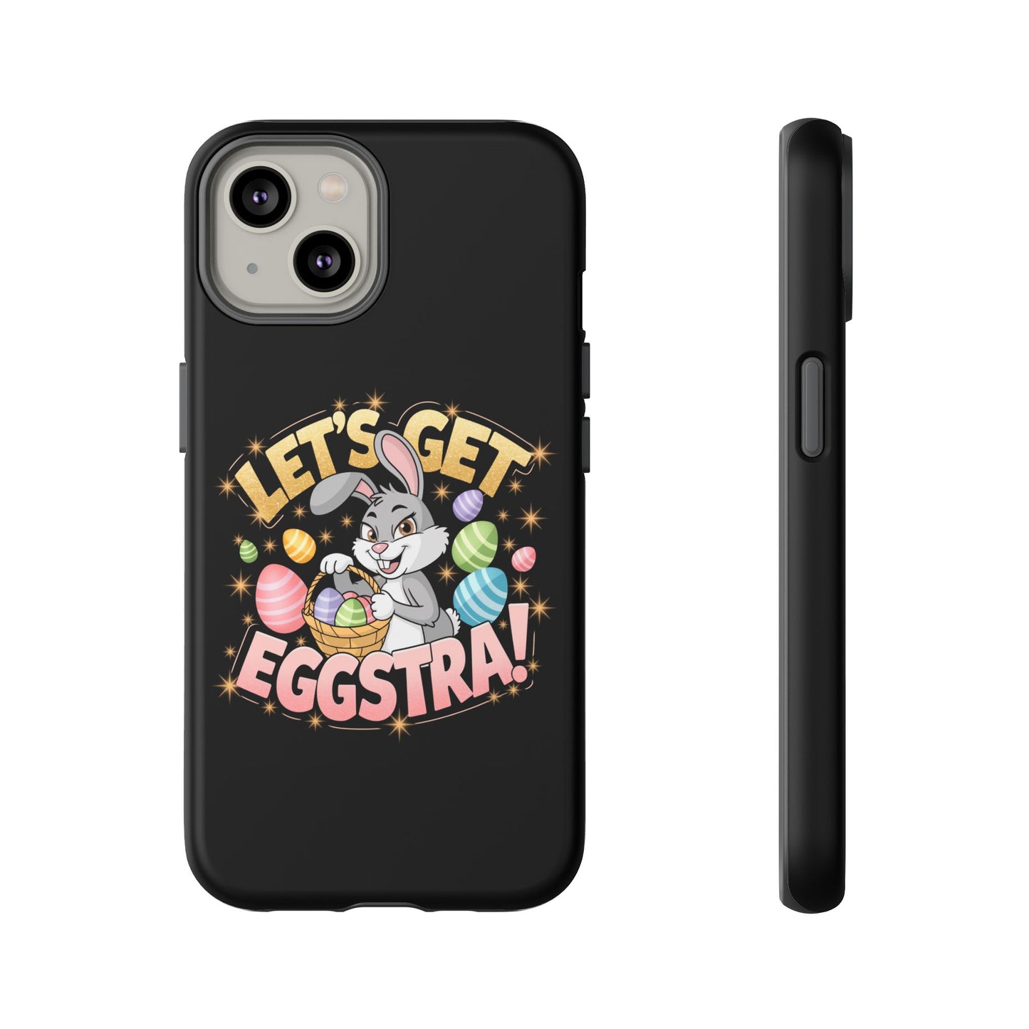 iPhone Case Easter Bunny 'Let's Get Eggstra Phone Case Easter iPhone Case