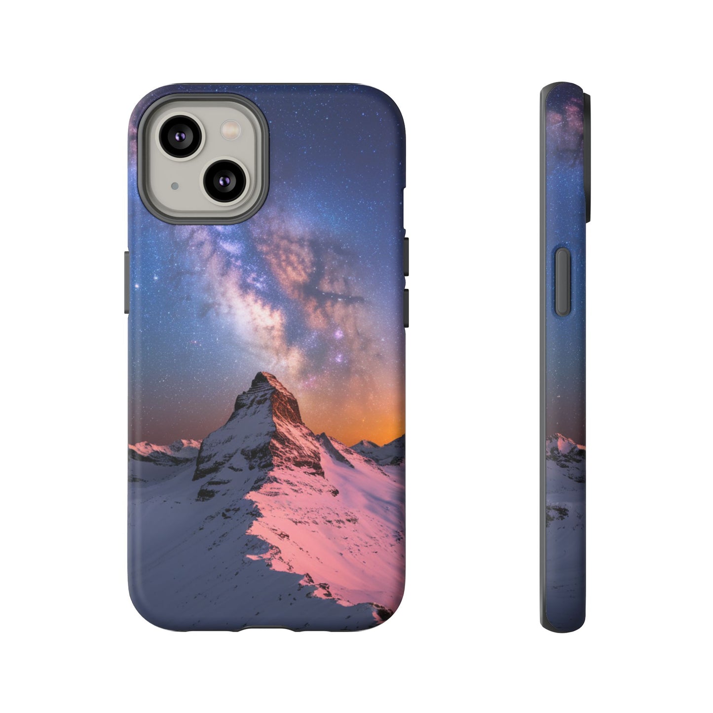 iPhone Case Mountain Top and Milky Way Nature Phone Case Unique Gift
