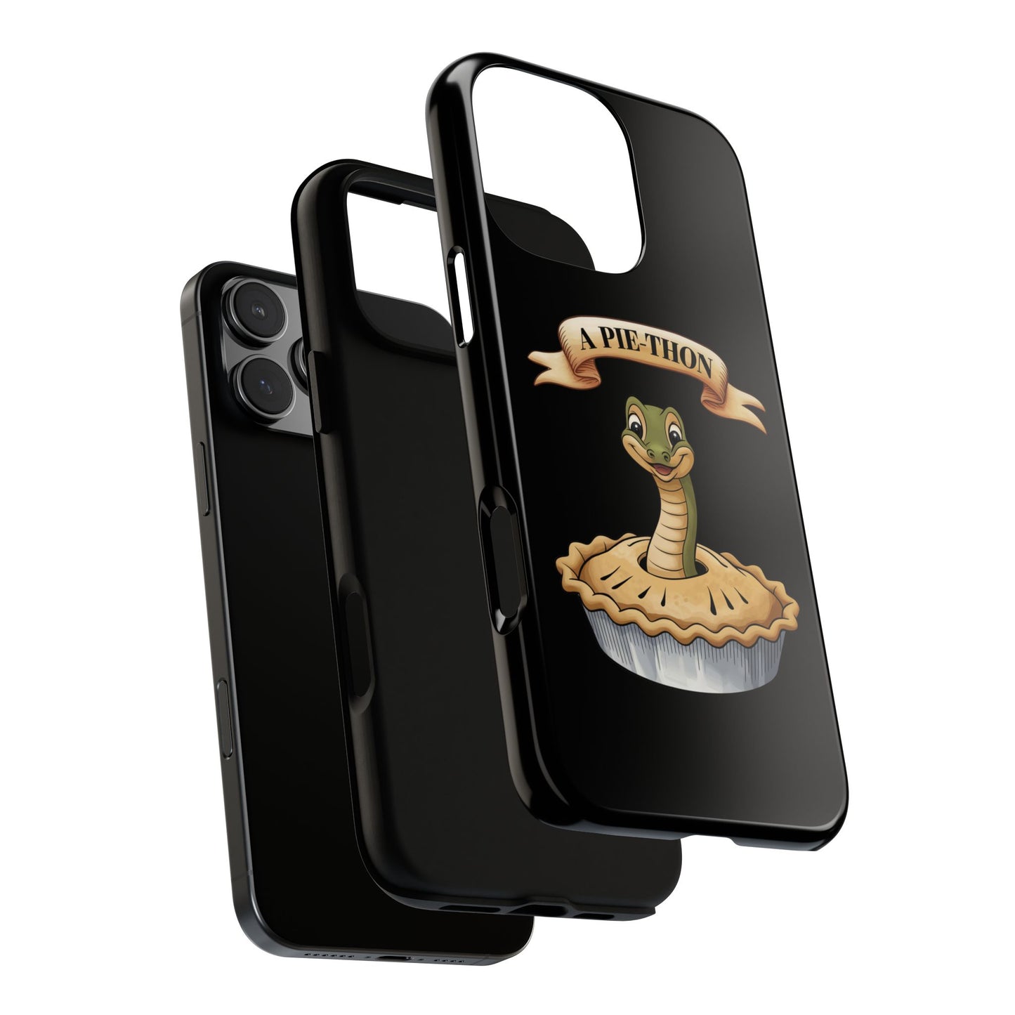 iPhone Case - 'Pie-Thon' Snake Pie Funny Tough Case
