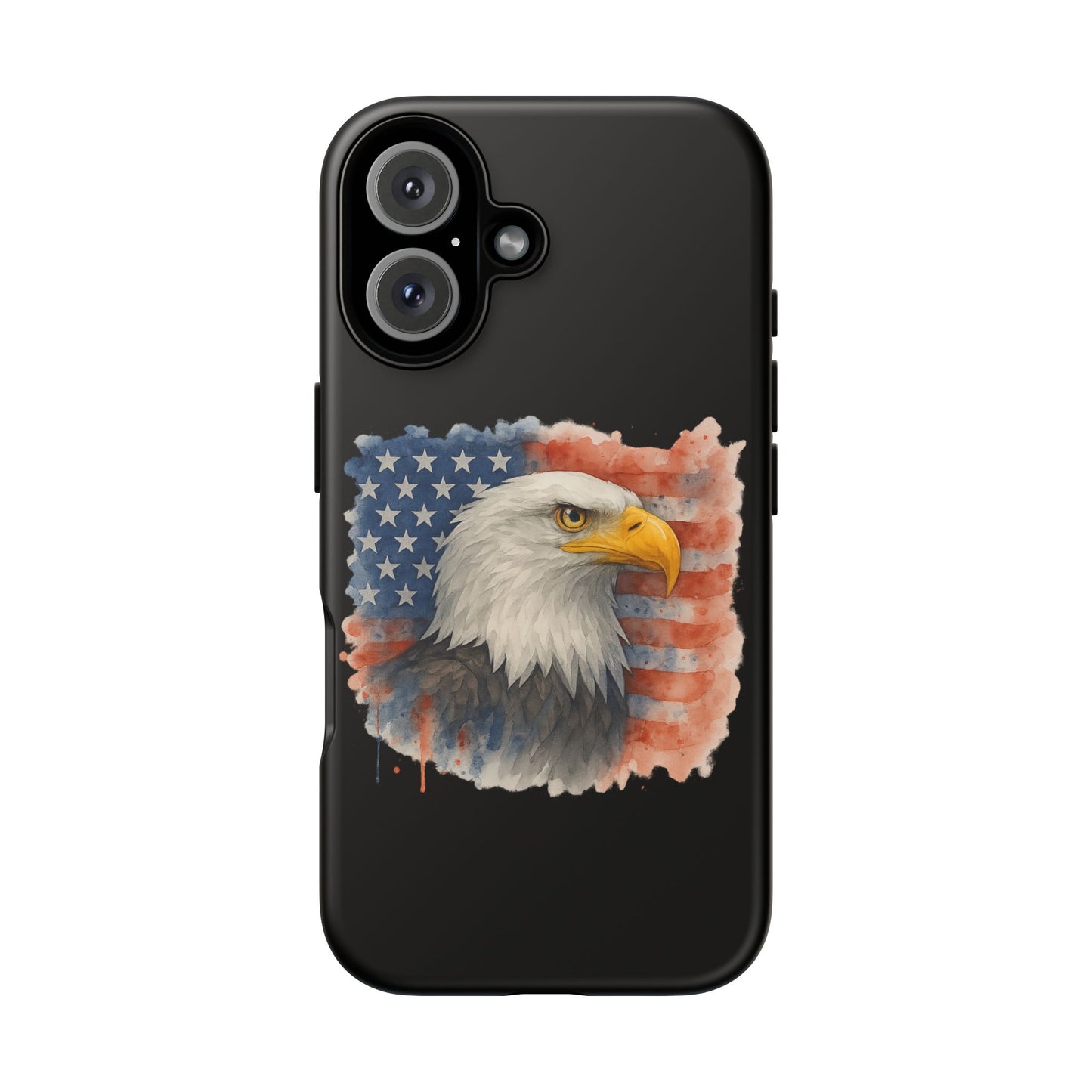 Patriotic Eagle Phone Case for iPhone - Tough Cases with American Flag Design 4th of July Case Memorial Day Veteran's Day
