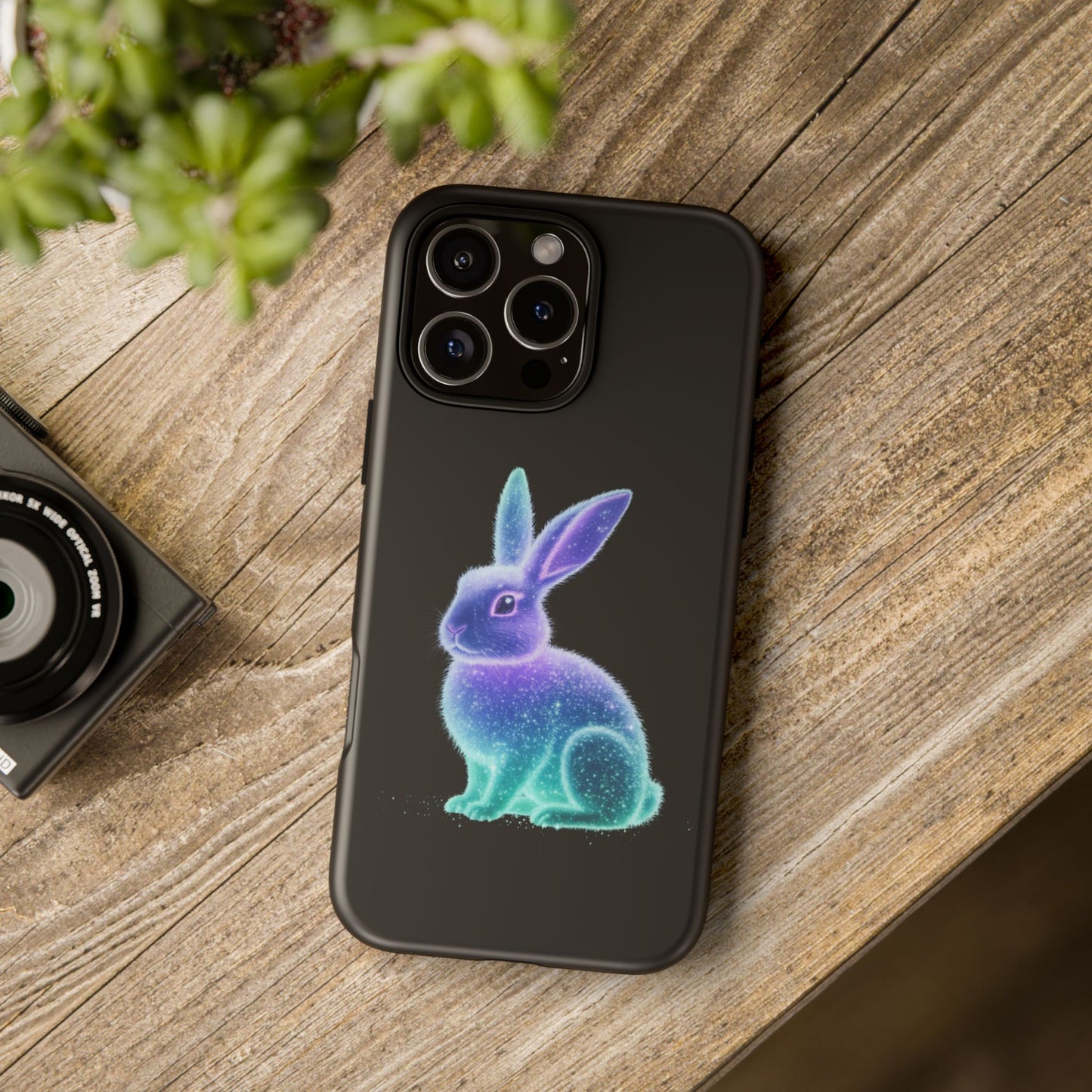 iPhone Case - Bioluminescent Easter Bunny Design