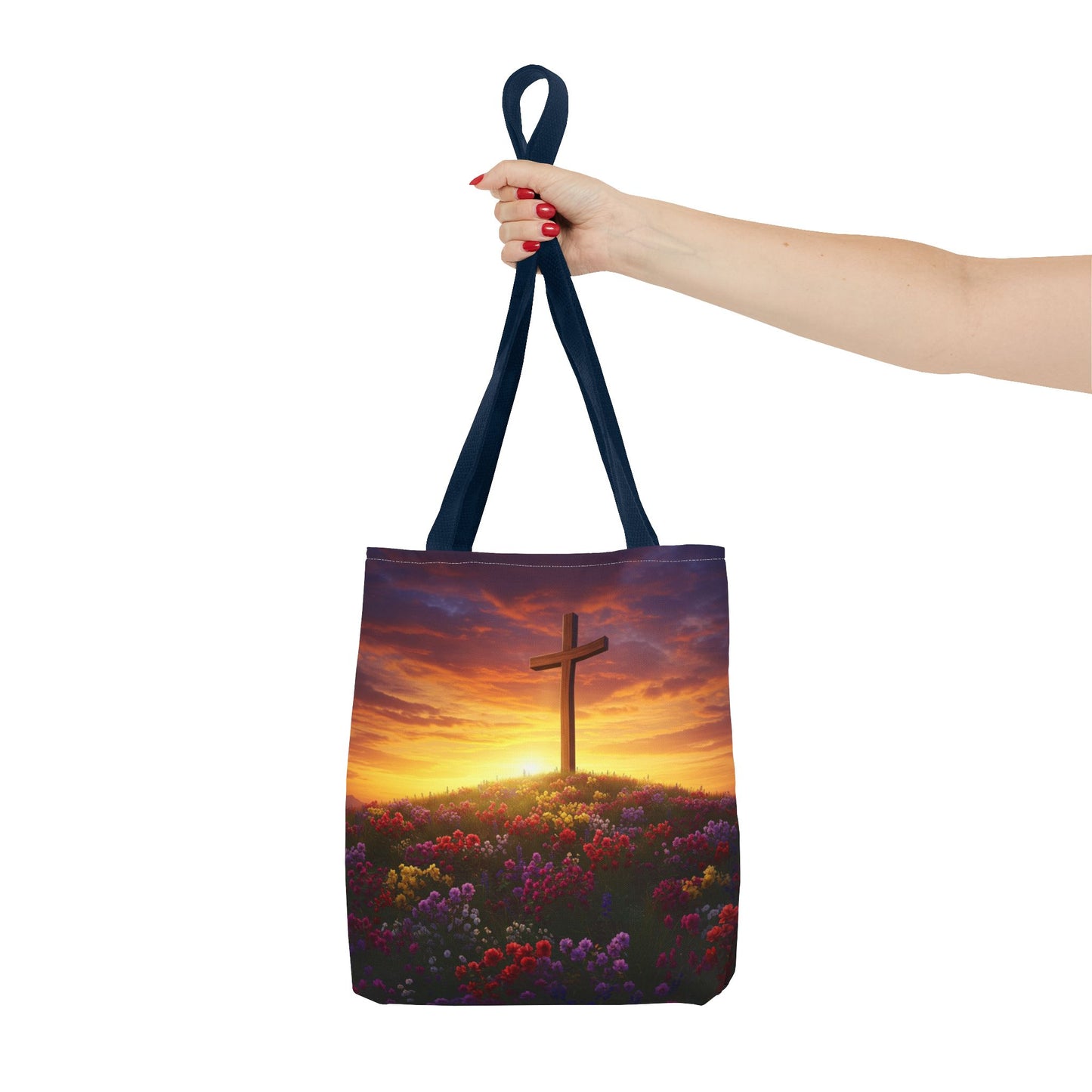 Da Vinci Cross Tote Bag Christian Bag Spiritual Tote Religious Tote Bag