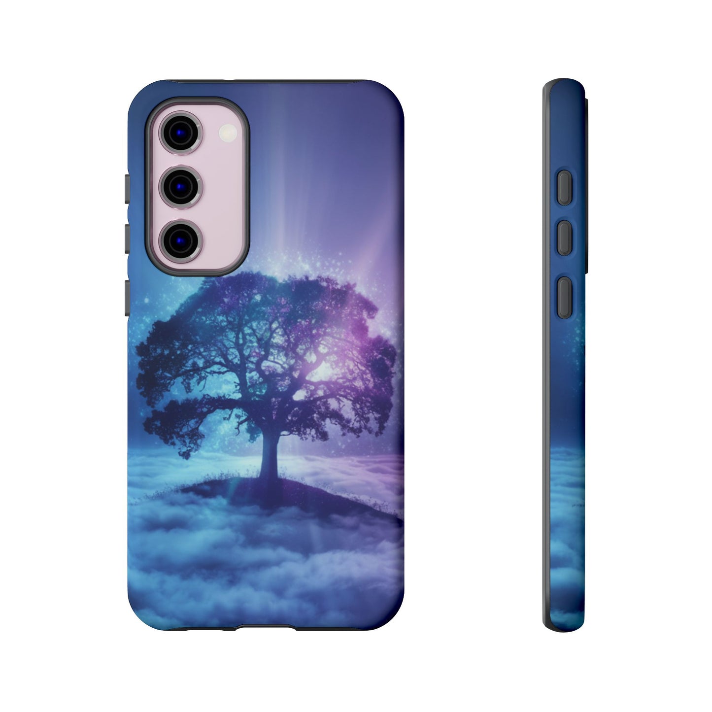 Samsung Phone Case - Dreamy Tree in the Clouds Design