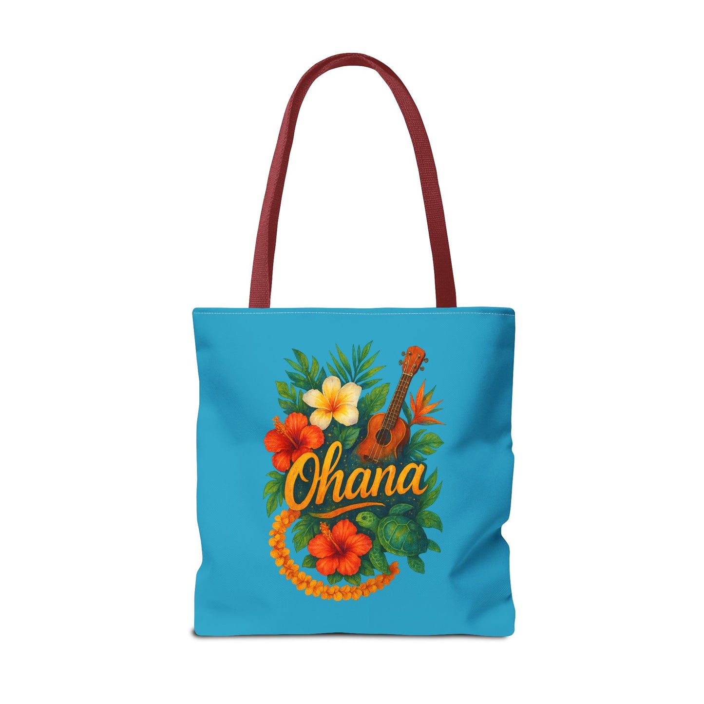 Hawaiian Ohana Tote Bag | Tropical Reusable Beach Bag | Aloha Gift Idea | Island Vibes Bag | Summer Tote | Luau Party Favor | Coastal Bag
