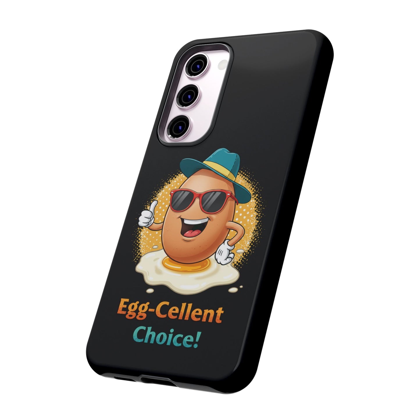 Samsung Phone Case - Egg-Cellent Choice Pun Design