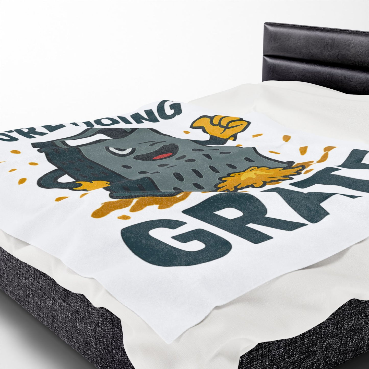 Funny "You're Doing Grate" Blanket – Cute Pun Fleece Throw for Cozy Comfort | Gift for Foodies, Friends & Cheese Lovers