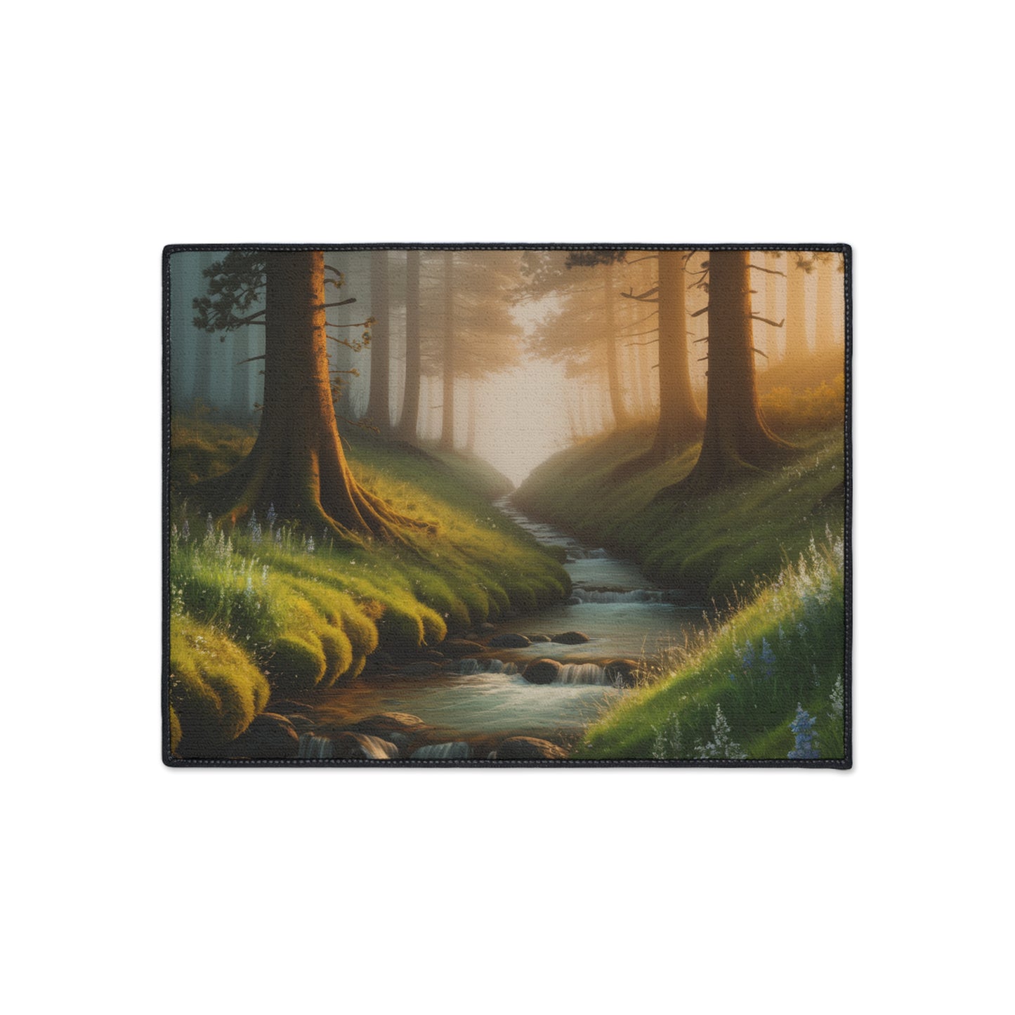 Nature Floor Mat Forest Welcome Mat Stream Door Mat