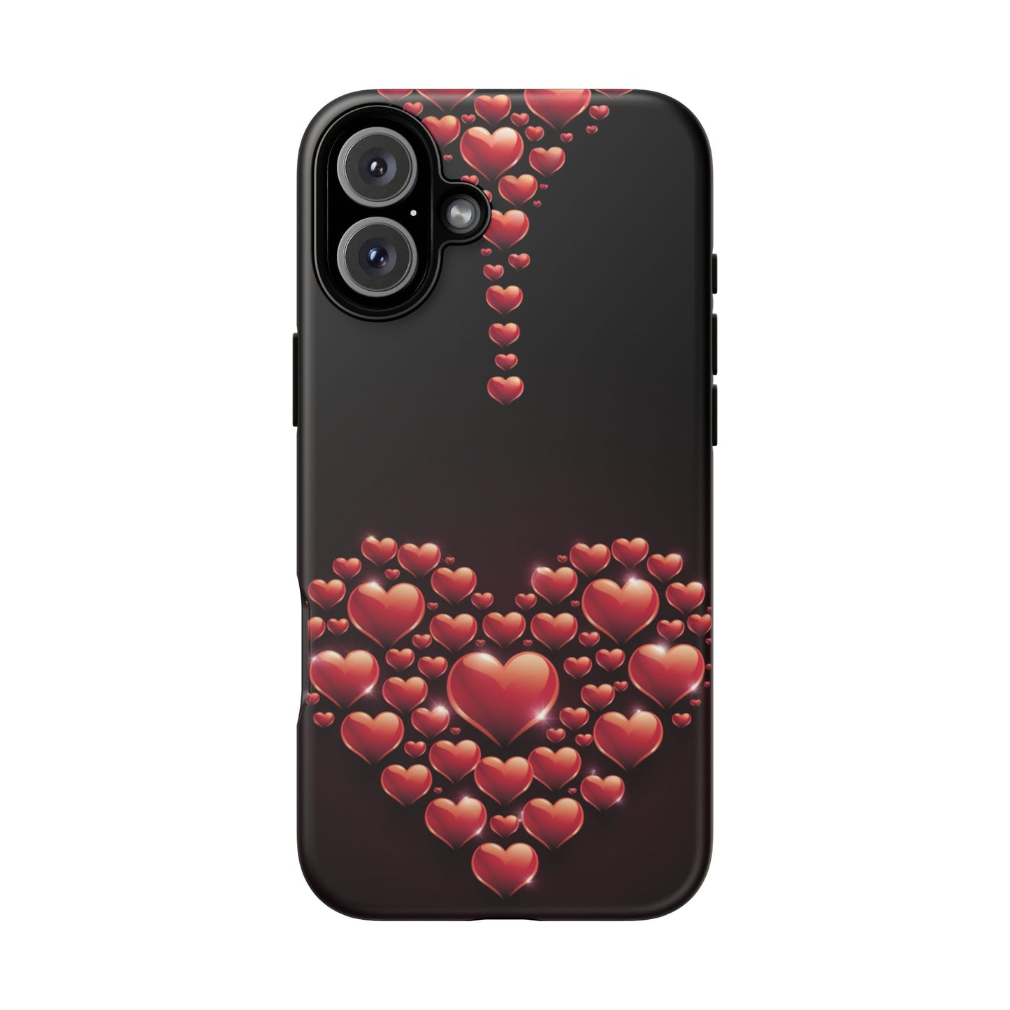 iPhone Case - Heart Made Out of Hearts Design