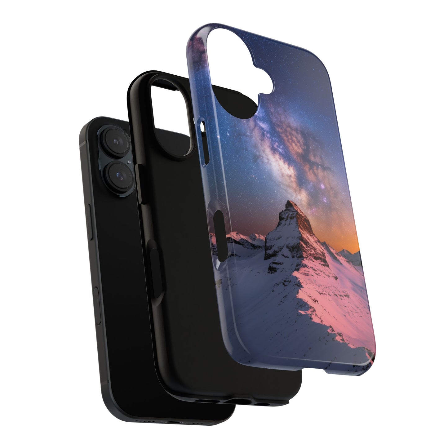iPhone Case Mountain Top and Milky Way Nature Phone Case Unique Gift