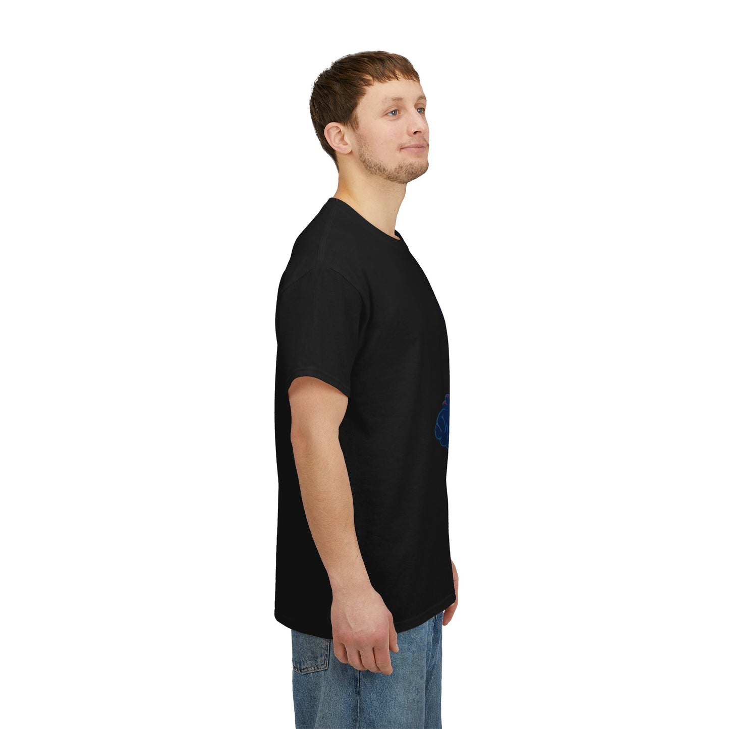Blue Speed Hero Graphic Tee | Retro Gaming Legend T-Shirt | Fan Inspired Gamer Apparel | Cool Vintage Style Unisex Shirt for Adults & Teens