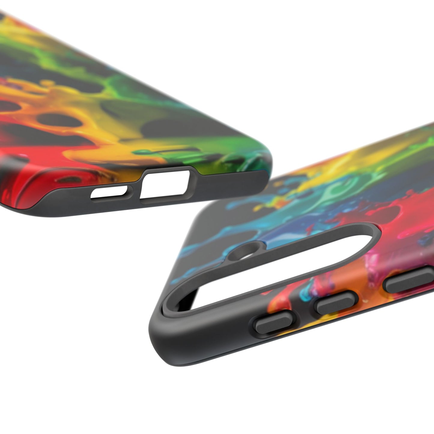 Vibrant Splash Samsung Phone Case - Tough Spectrum Splash Samsung Case