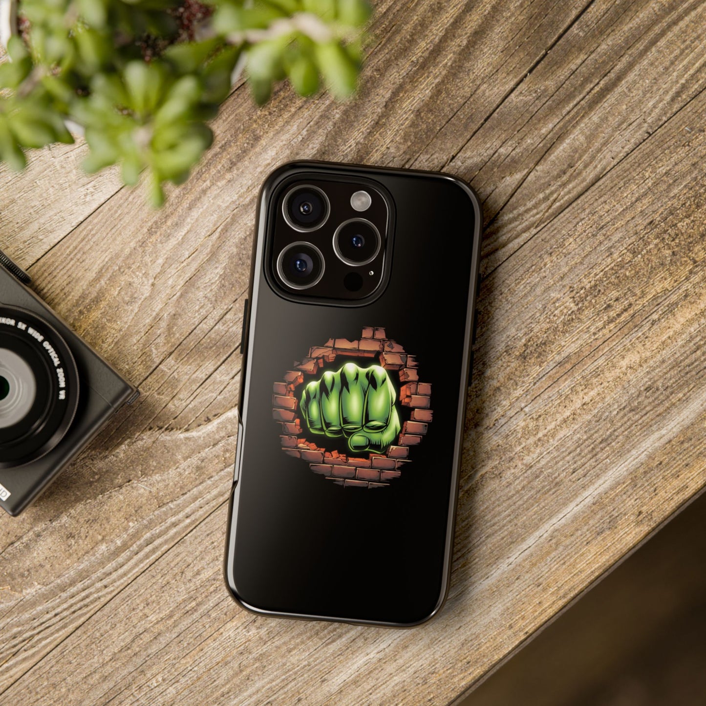 iPhone Case Green Fist Tough Case, Comic Book Phone Case, iPhone Case for Geeks