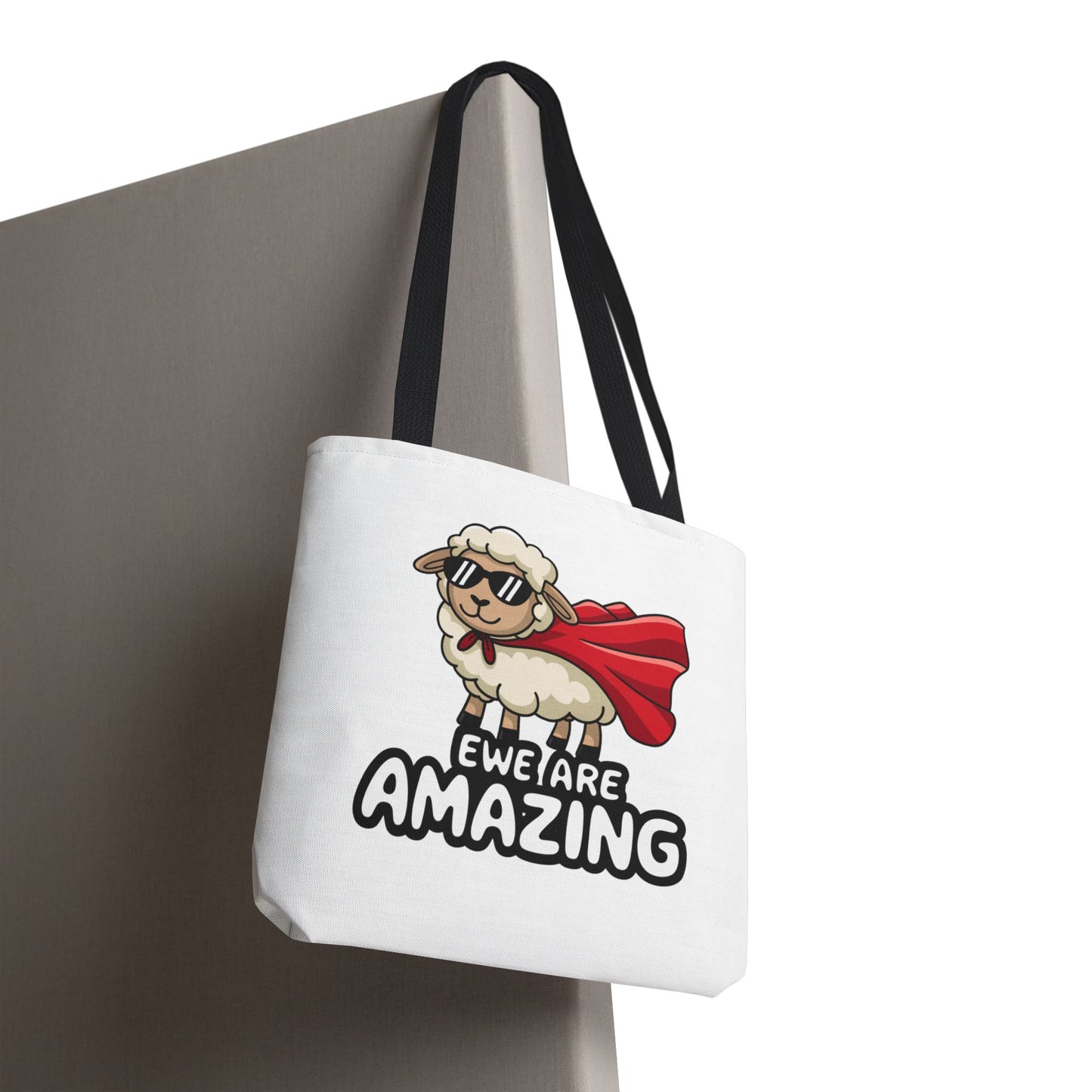 Sheep Tote Bag - Ewe Are Amazing Inspirational Bag Everyday Tote Funny Bag