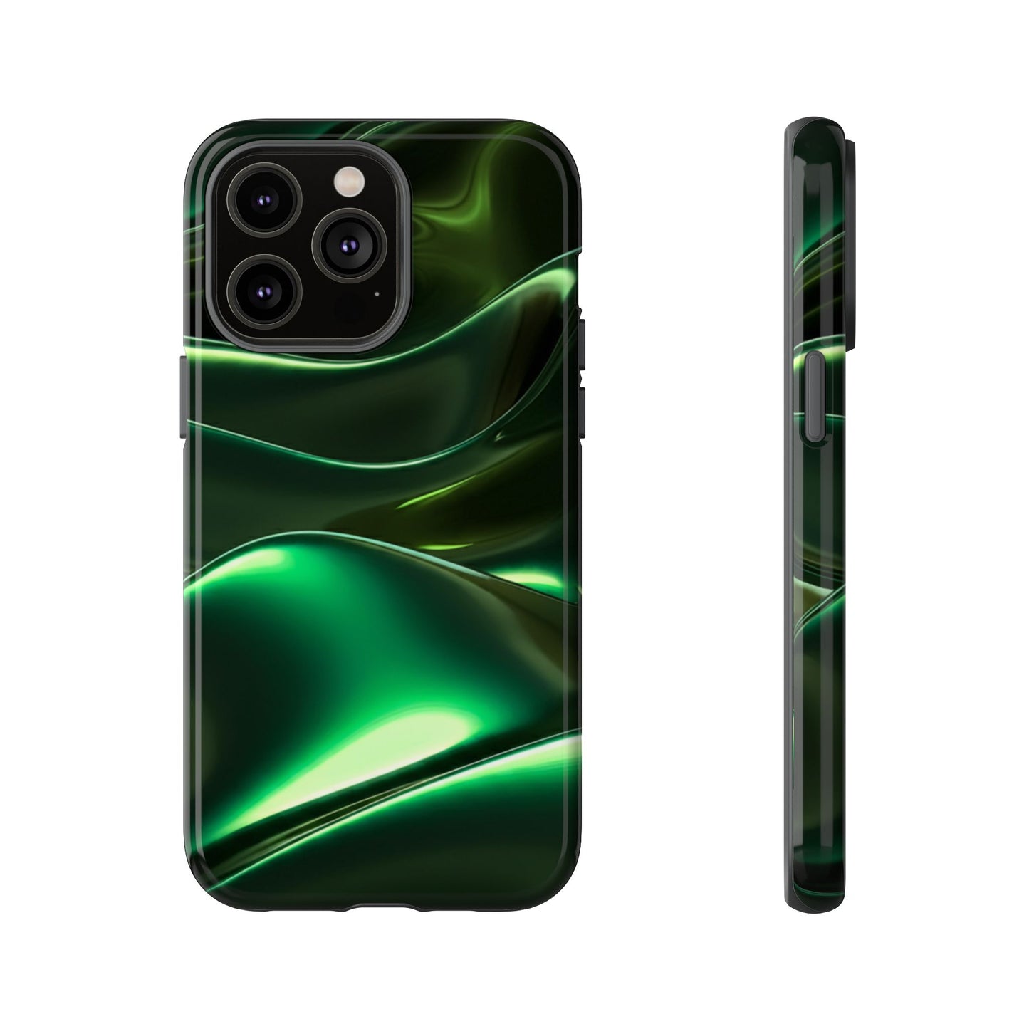 iPhone Case - Fluid Metallic Design