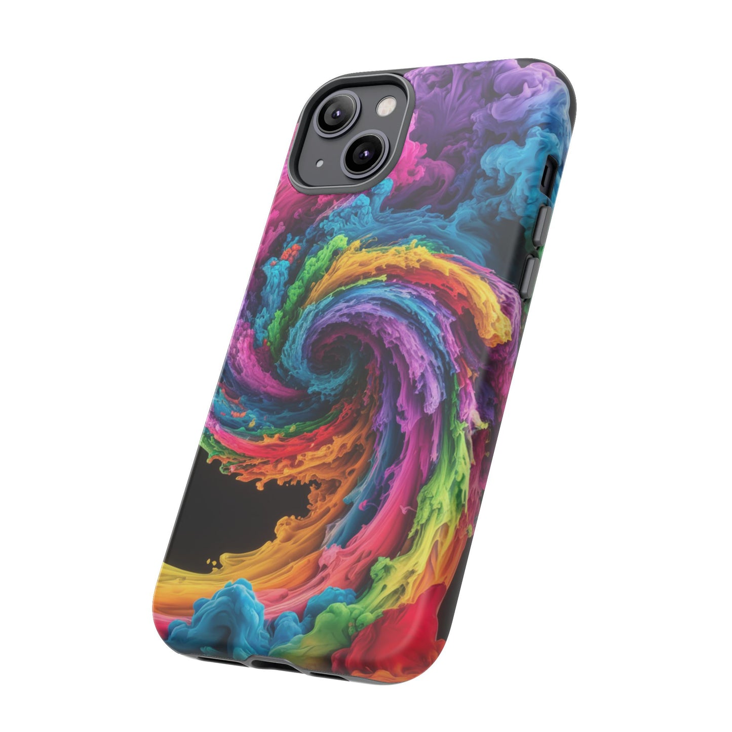 iPhone Case - Colorful Swirl Design