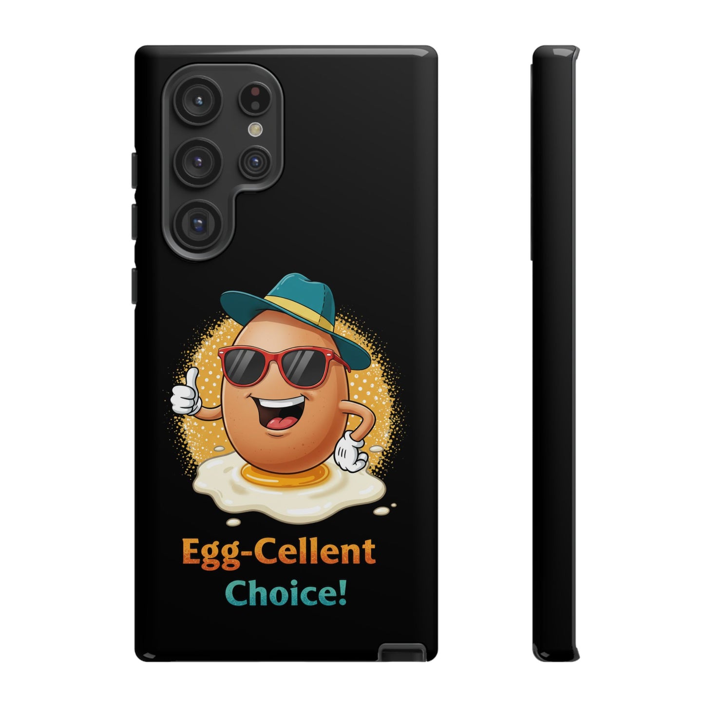 Samsung Phone Case - Egg-Cellent Choice Pun Design