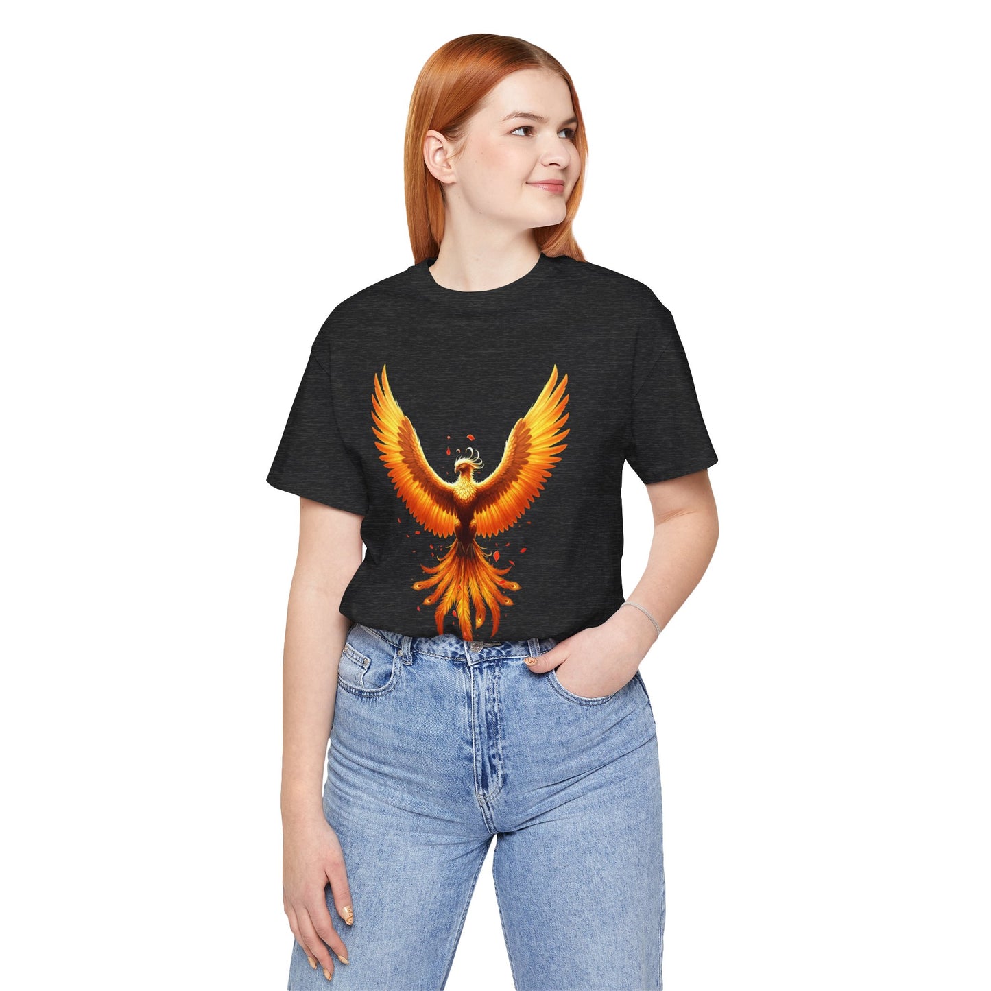 Phoenix Rising Shirt • Fiery Phoenix Graphic Tee • Rebirth Transformation Myth Shirt • Firebird Art Tee • Unisex Gift Tee XS‑5XL