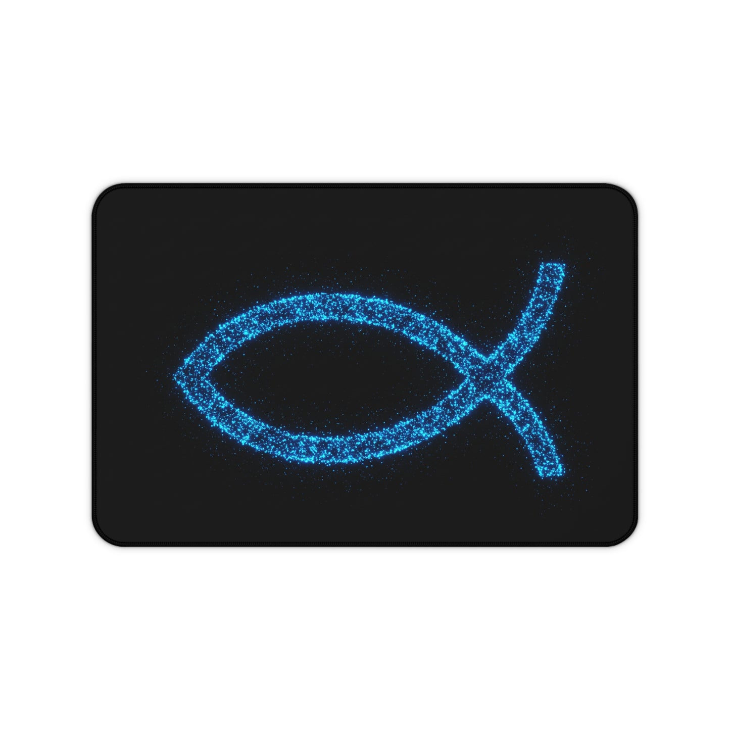 Inspirational Fish Design Desk Mat - Office Decor for Faith & Inspiration
