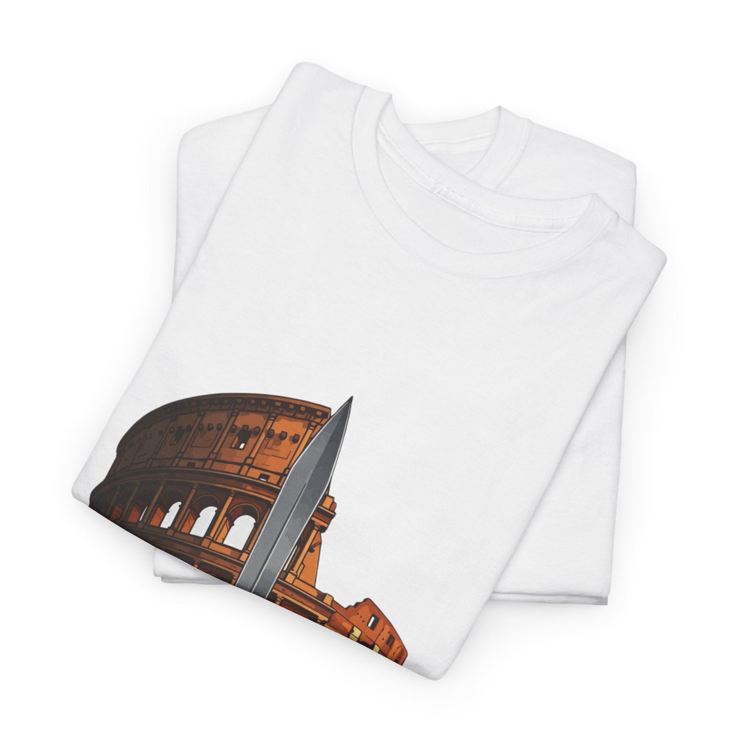 Strength & Honor Gladiator Shirt – Roman Colosseum Sword Graphic Tee – Ancient Rome History T-Shirt for Gladiator & Travel Fans