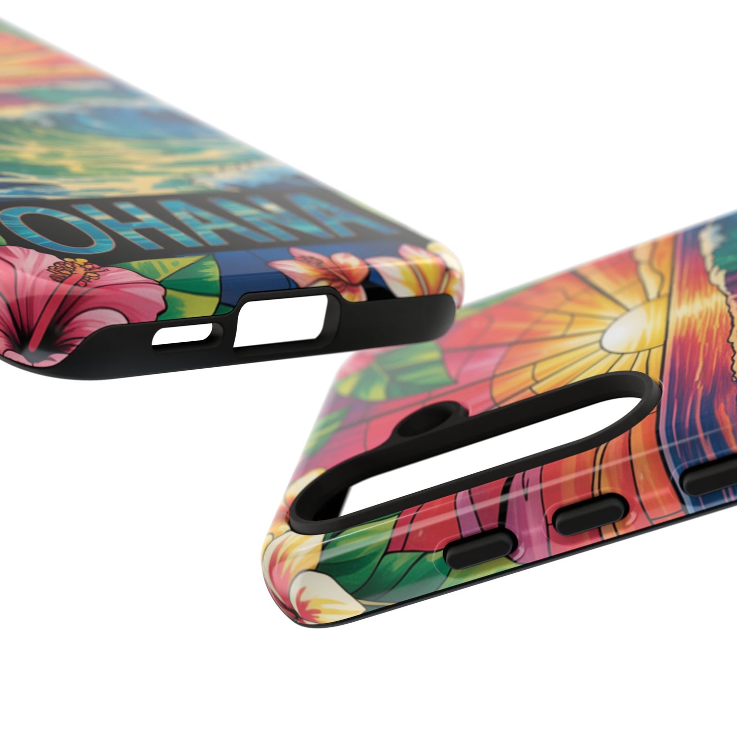 Samsung Galaxy Case Ohana Hawaiian Wave Phone Cover Sunset Tropical Beach Art Protective Case Gift for Samsung Lovers