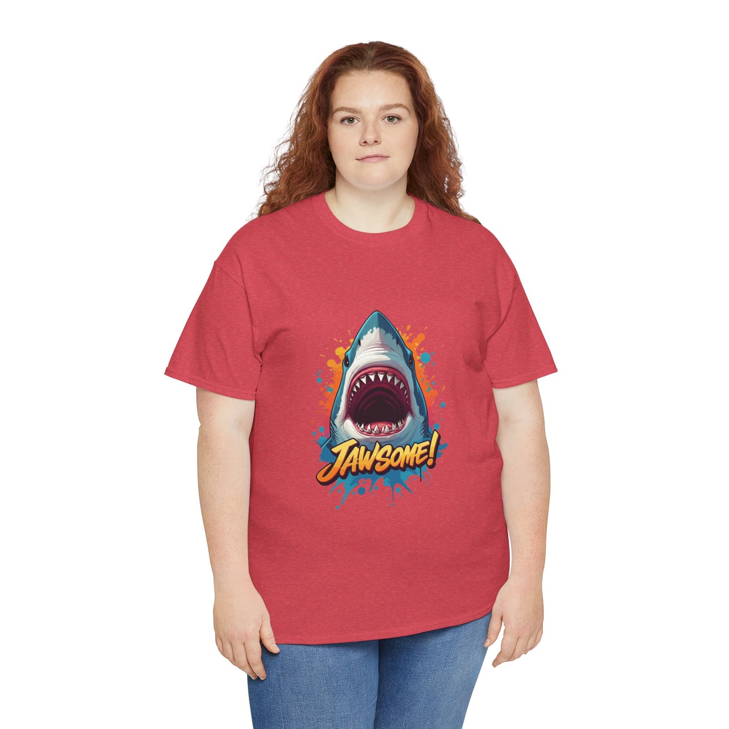 Jawsome Shark Graphic Tee | Fun Ocean Shark T-Shirt, Summer Beach Shirt, Shark Lover Gift, Trending Shark Week Apparel, Cute Marine Life Tee