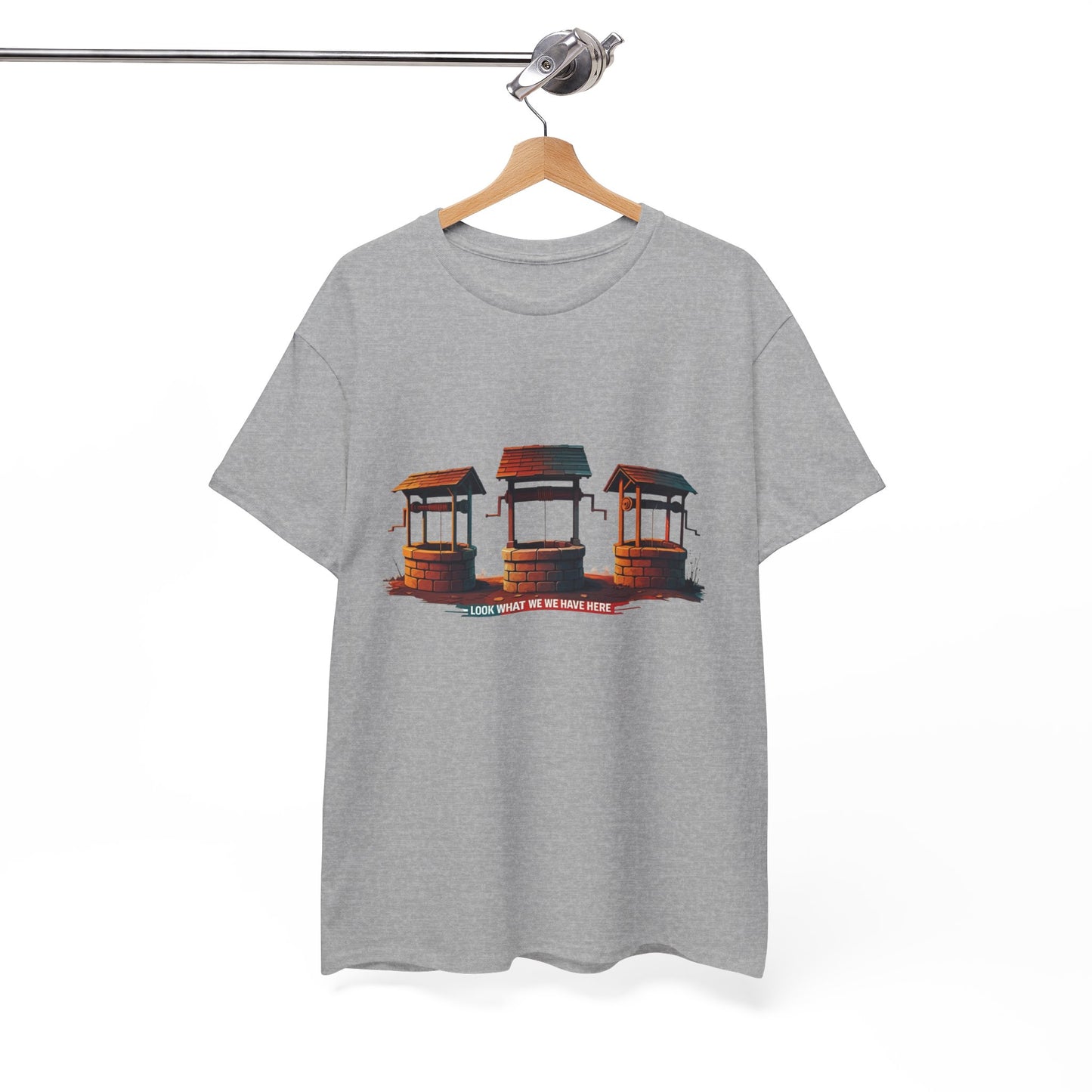 Funny “Well Well Well” T-Shirt • Pun Graphic Tee with Wishing Wells • Retro Vintage Humor Shirt • Gift for Pun Lovers & Joke Fans