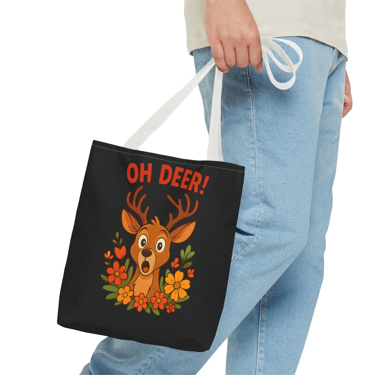 Oh Deer Tote Bag Wildlife Bag Deer Tote Nature Bag Grocery Bag Reusable Tote