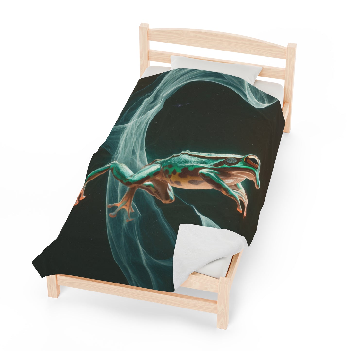 Plush Blanket - Fun Frog Design